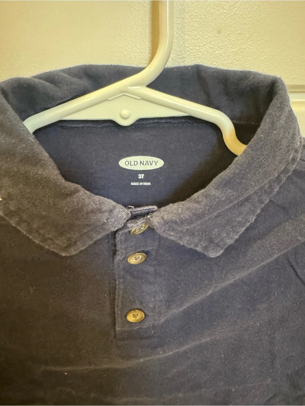 3T Old Navy Dark Blue Long-Sleeve Polo for Kids